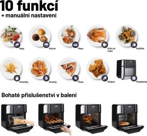 Frytkownica beztłuszczowa Lauben Air Fryer Oven 1500SB 2