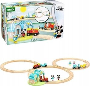 Brio BRIO World Micky Maus Set -Holzeisenbahn Holzeisenbahn inklusive Bahnhof (32292) 1