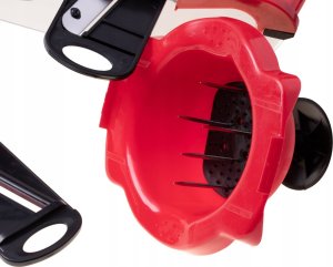 Rozdrabniacz Verk Tarka szatkownica krajalnica 6 w 1 + obieraczka uchwyt do warzyw i miska na produkty 5