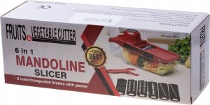 Rozdrabniacz Verk Tarka szatkownica krajalnica 6 w 1 + obieraczka uchwyt do warzyw i miska na produkty 6