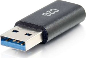 Adapter USB C2G C2G USB C to USB Adapter - SuperSpeed USB Adapter - 5Gbps - F/M - USB-Adapter - 24 pin USB-C (W) umkehrbar zu USB Typ A (M) - USB 3.0 - geformt - Schwarz 2