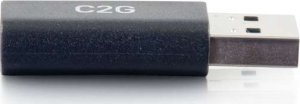Adapter USB C2G C2G USB C to USB Adapter - SuperSpeed USB Adapter - 5Gbps - F/M - USB-Adapter - 24 pin USB-C (W) umkehrbar zu USB Typ A (M) - USB 3.0 - geformt - Schwarz 3