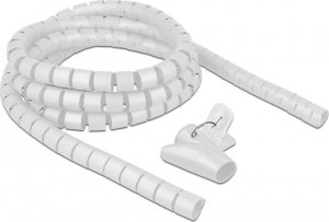 Organizer Delock DELOCK Spiralschlauch m. Einziehwerkzeug 2,5m x 15mm weiß 1