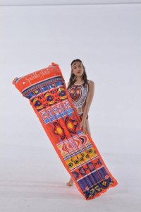 JiLong MATERAC DMUCHANY PLAŻOWY BOHO 171x66x22CM 33116 2