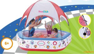 JiLong BASEN DZIECIĘCY CIRKUS Z DASZKIEM 223x208x163CM 51124 2