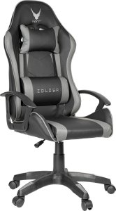 Fotel Varr VARR GAMING CHAIR FOTEL GAMINGOWY ZOLDER GAS LIFT TWO PILLOWS GREY+BLACK [45859] 1