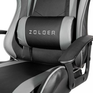 Fotel Varr Zolder czarno-szary 11