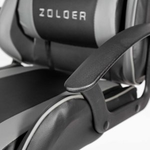 Fotel Varr Zolder czarno-szary 13