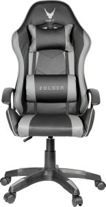 Fotel Varr VARR GAMING CHAIR FOTEL GAMINGOWY ZOLDER GAS LIFT TWO PILLOWS GREY+BLACK [45859] 2