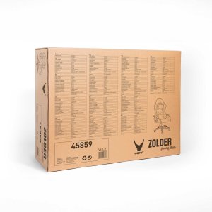 Fotel Varr Zolder czarno-szary 22