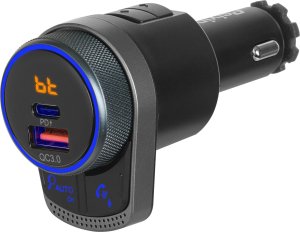 Transmiter FM PeiYing Transmiter samochodowy FM z funkcją bluetooth. 1