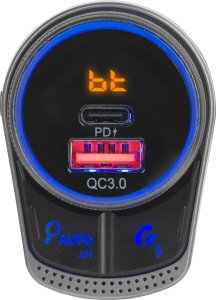 Transmiter FM PeiYing Transmiter samochodowy FM z funkcją bluetooth. 5