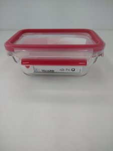 Emsa Emsa Clip&Close Glass Food Container 0,8 L red 14