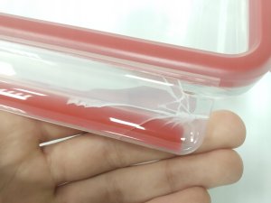 Emsa Emsa Clip&Close Glass Food Container 1,3 L  red 10