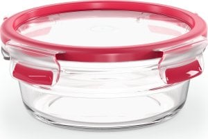 Emsa Emsa Clip&Close Glass Food Container 600 ml  red 1