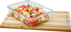 Emsa Emsa Clip&Close Glass Food Container 800 ml red 3