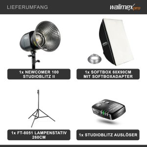 Walimex walimex pro Newcomer 100 II Set Single 2