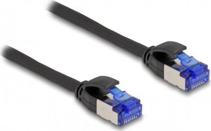 Delock Delock - Netzwerkkabel - RJ-45 (M) zu RJ-45 (M) - 25 cm - 4.5 mm - S/FTP - CAT 6a - halogenfrei, ohne Haken - Schwarz 2