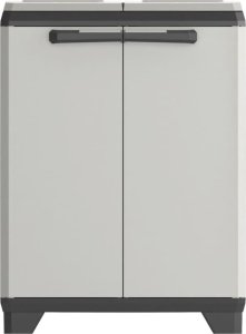 Szafa ogrodowa Keter Szafka do segregacji śmieci Planet szaro-czarna 6