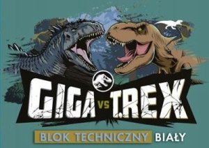 Teka Blok rysunkowy A4/10K biały Jurassic Park 1