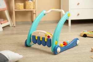 Toyz 2W1 CHODZIK Z MATĄ MUZYCZNĄ BLUE 11