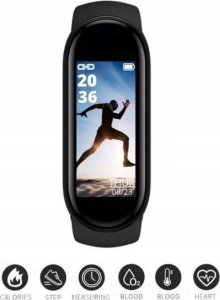 Smartband Vega BRANSOLETKA SMARTBAND M8 OPASKA CZARNA - ŁADOWANIE MAGNETYCZNE> 11