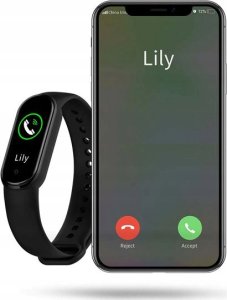 Smartband Vega BRANSOLETKA SMARTBAND M8 OPASKA CZARNA - ŁADOWANIE MAGNETYCZNE> 3