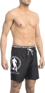 Bikkembergs Modny, markowy strój kapielowy Bikkembergs Beachwear model BKK1MBM07 kolor Czarny. Odzież męska. Sezon: XL 1