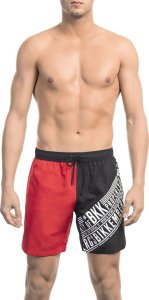 Bikkembergs Modny, markowy strój kapielowy Bikkembergs Beachwear model BKK1MBM09 kolor Czerwony. Odzież męska. Sezon: L 1