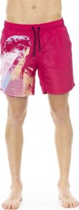 Moschino Modny, markowy strój kapielowy Bikkembergs Beachwear model BKK1MBM14 kolor Różowy. Odzież męska. Sezon: XL 1