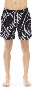 Bikkembergs Modny, markowy strój kapielowy Bikkembergs Beachwear model BKK1MBM16 kolor Czarny. Odzież męska. Sezon: M 1