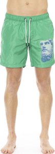 Bikkembergs Modny, markowy strój kapielowy Bikkembergs Beachwear model BKK1MBM13 kolor Zielony. Odzież męska. Sezon: XL 1