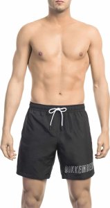 Bikkembergs Modny, markowy strój kapielowy Bikkembergs Beachwear model BKK1MBM01 kolor Czarny. Odzież męska. Sezon: M 1