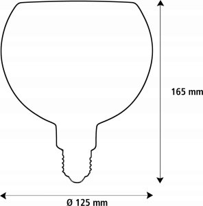 Segula SEGULA LED Floating Globe 125 Ambient matt E27 350Lm 2000K 4