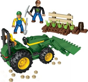 Clementoni Mega Bloks, World Builders, John Deere Farm Tractor, Construction Set, 80840, For Boys, 5+ years, 119 pcs For Boys 1