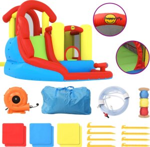 Happy Hop Happy Hop Nadmuchiwany zamek ze zjeżdżalnią i basenem, 280x319x211 cm 2