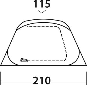 Namiot turystyczny Easy Camp Namiot 3-osobowy Easy Camp Flameball 300 Uniwersalny 8