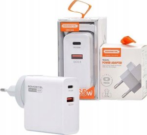 Ładowarka Vega ŁADOWARKA SIECIOWA 65w BIAŁA SOMOSTEL POWER DELIVERY Q25 PD + USB> 1