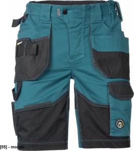 CERVA DAYBORO szorty - męskie spodnie robocze, odblaskowe elementy, 100 % TRIFIBETEX - morski 46 2