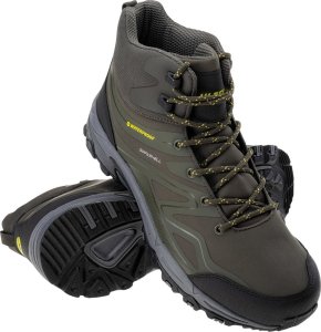Buty trekkingowe męskie Hi-Tec Męskie buty Hi-tec Hendon Mid Wp zielono-czarne rozmiar 44 5