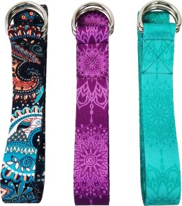 Enero Pasek do ćwiczeń jogi rozciągania nóg Enero fit 183x3.8 cm fuksja 2