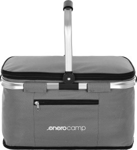 Easy Camp Koszyk turystyczny składany termiczny kempingowy szary Enero camp 24l 2