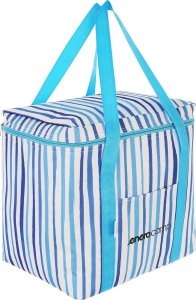 Enero Torba termiczna na biwak plaże kemping Enero Camp 32x25x35cm 28l blue lines 3
