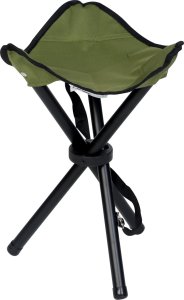 Enero Krzesło wędkarskie turystyczne taboret składany zielony 29x29x35cm 2