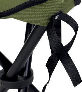 Enero Krzesło wędkarskie turystyczne taboret składany zielony 29x29x35cm 7