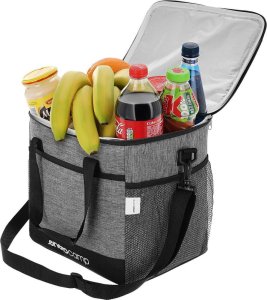 Enero Torba termiczna 29x28x22cm szara 18l Enero camp 4