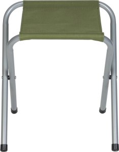 Enero Krzesło wędkarskie turystyczne taboret składany zielony 33x27x35cm 2