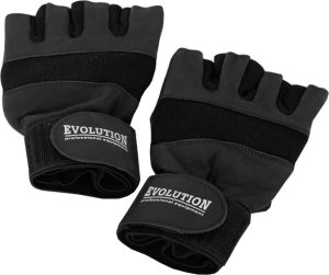 Evolution Rekawiczki kulturystyczne fitness Evolution Standard czarne FR-11 XL 1