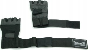 Evolution Rekawiczki kulturystyczne fitness Evolution Standard czarne FR-11 M 7