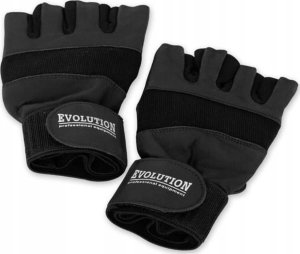 Evolution Rekawiczki kulturystyczne fitness Evolution Standard czarne FR-11 M 8